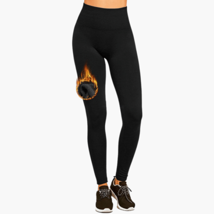 legging fourré polaire femme